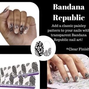 Color Street “Bandana Republic” Paisley Nail Art